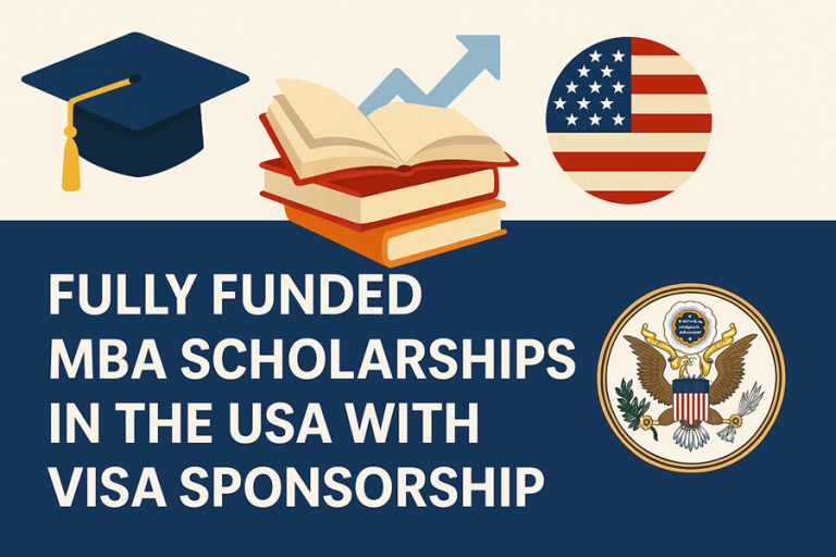 Fully funded MBA scholarships in the USA with Visa Sponsorship