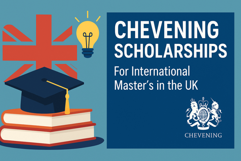 Chevening Scholarships for International Masters in UK